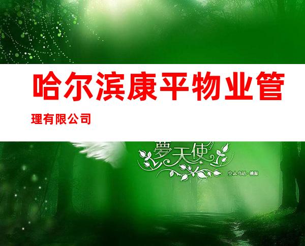 哈尔滨康平物业管理有限公司